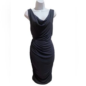 Kut From The Kloth navy cowl neck dress